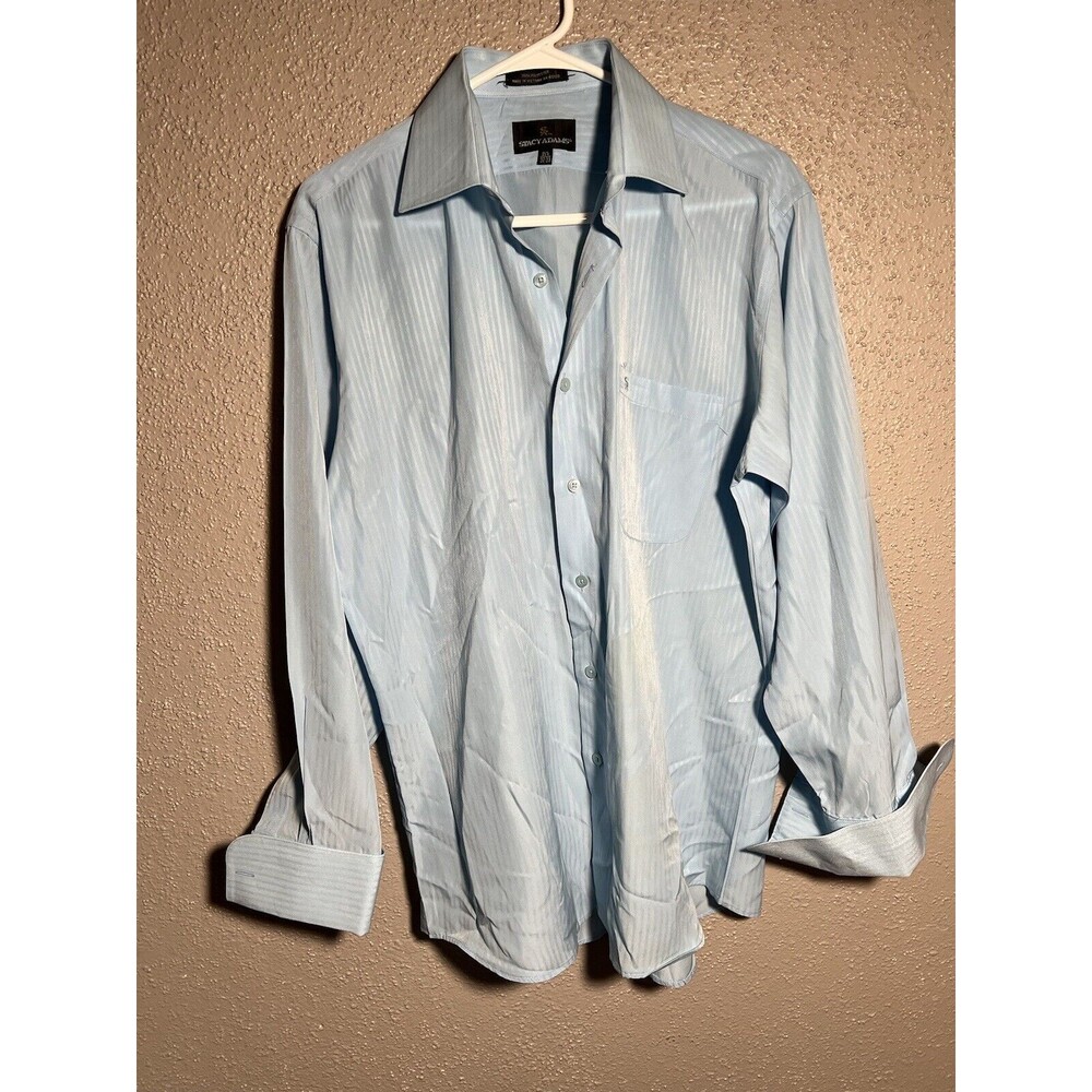 Stacy Adam’s MEN'S 2 PIECE Shirt And Pant LONG SLEEVE WALKING SUIT Mx15.5x34.